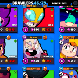 LvL82 | 46 BRAWLER | 13203 TROPHY | 6 MAX BRAWL | A lot of Skins | B50 4